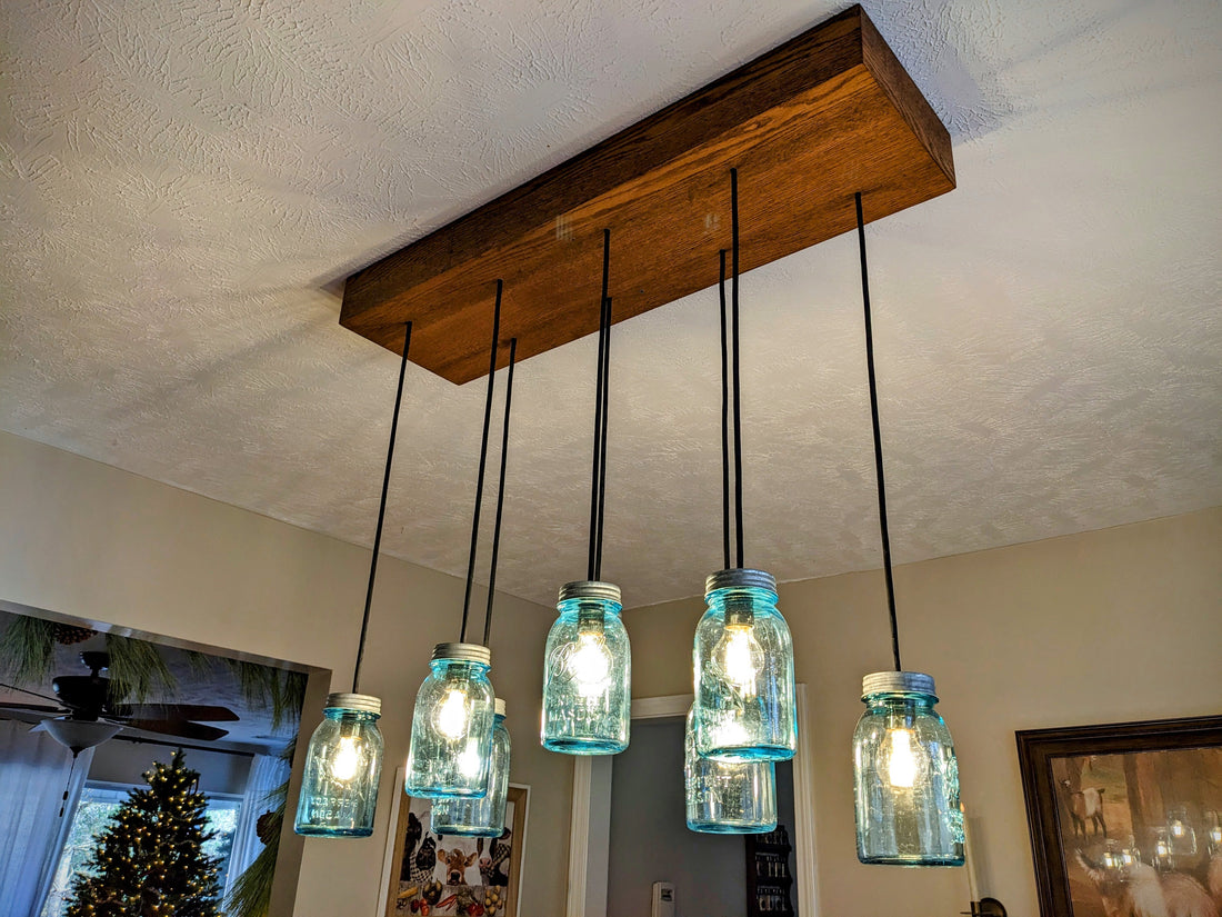 Mason Jar Chandelier