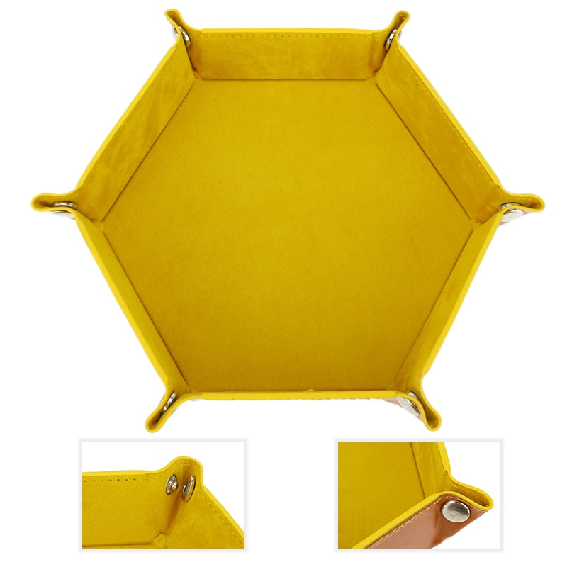 Hexagonal Folding Dice Tray